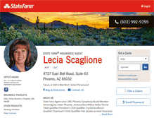 Tablet Screenshot of leciascaglione.com